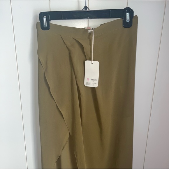 NWT L’Atiste by Amy asymmetrical maxi wrap skort - Picture 2 of 9